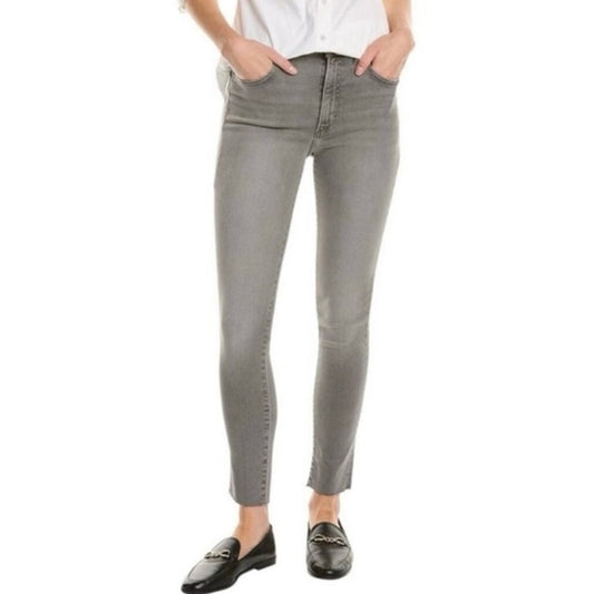 Joe's Grey Honey Fit Cropped Stretchy Jean's