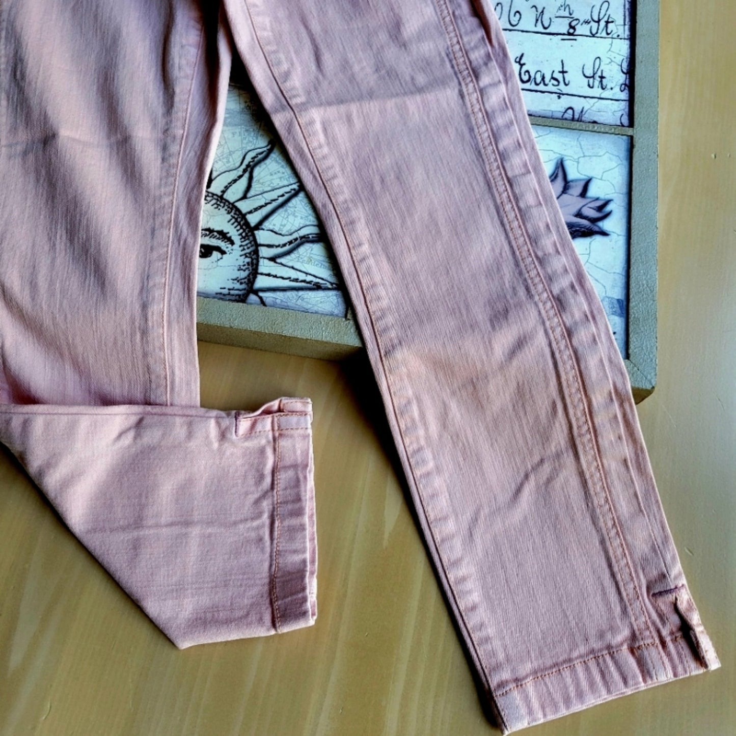 Pilcro and the Letterpress Pink Anthropologie Jeans