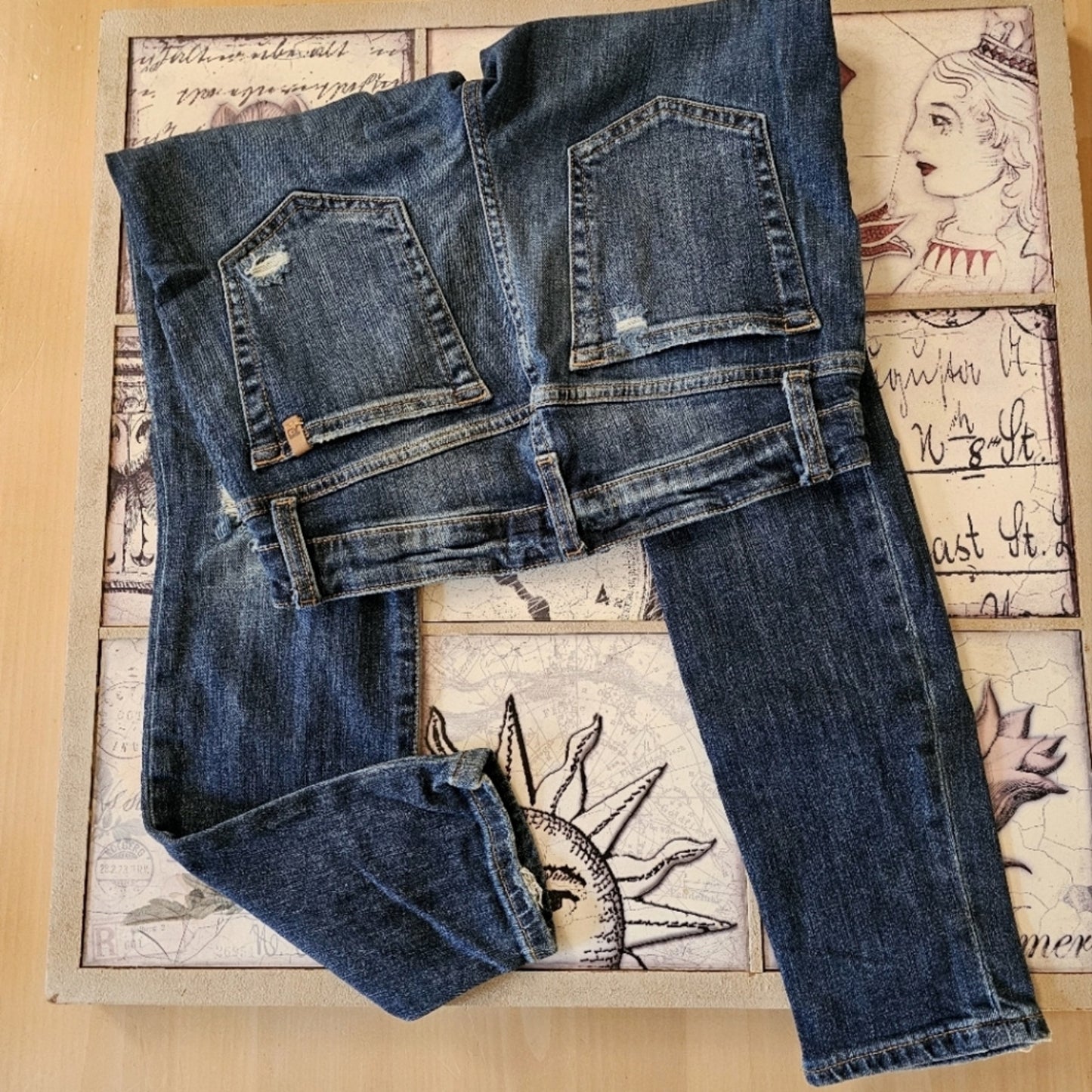 Joe's Jean's Skinny Ankle Distressed