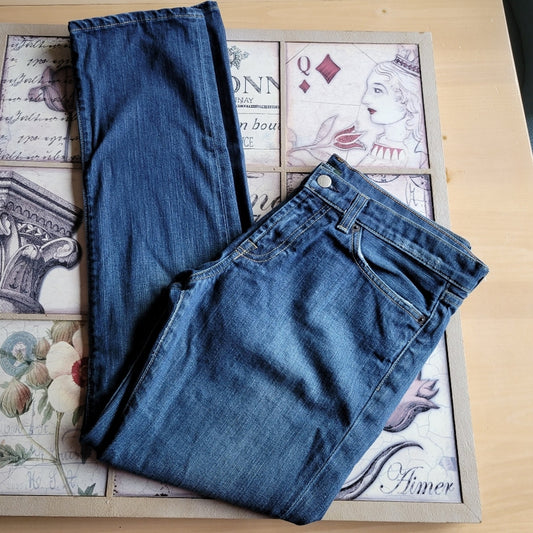 J. Crew Mid Rise Vintage Stretchy Straight Jeans