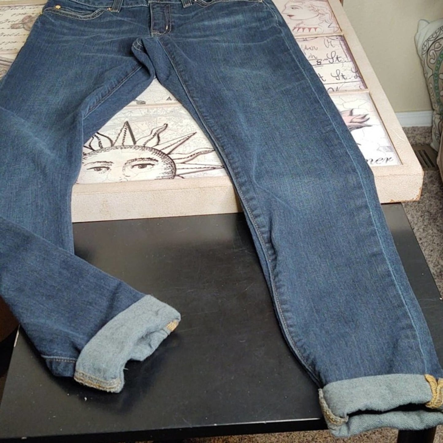 Michael Kors Dark Wash Skinny Jeans