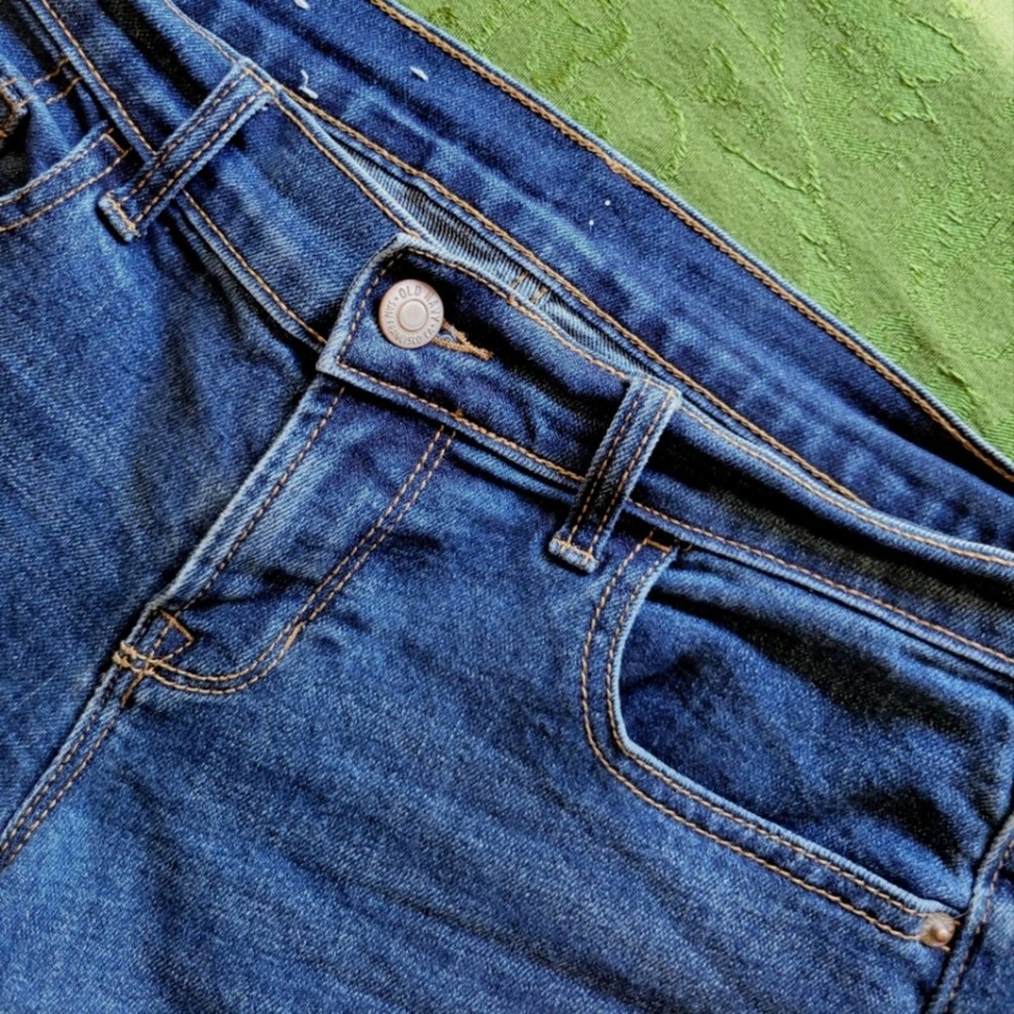 Old Navy Cuffed Stretchy Jean Shorts