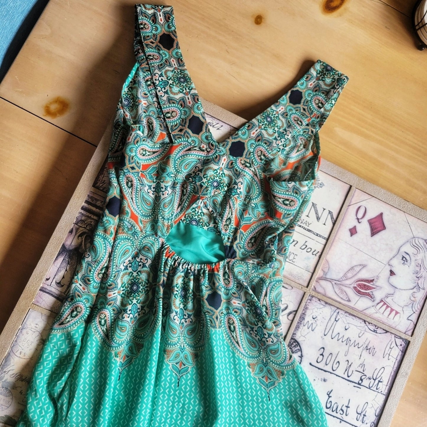 Anthropologie Maeve Canyon Creek Paisley Midi Dress