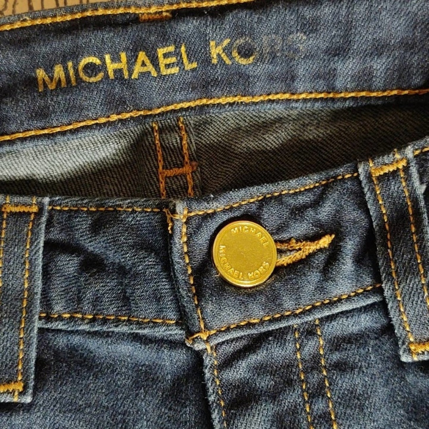 Michael Kors Dark Wash Skinny Jeans