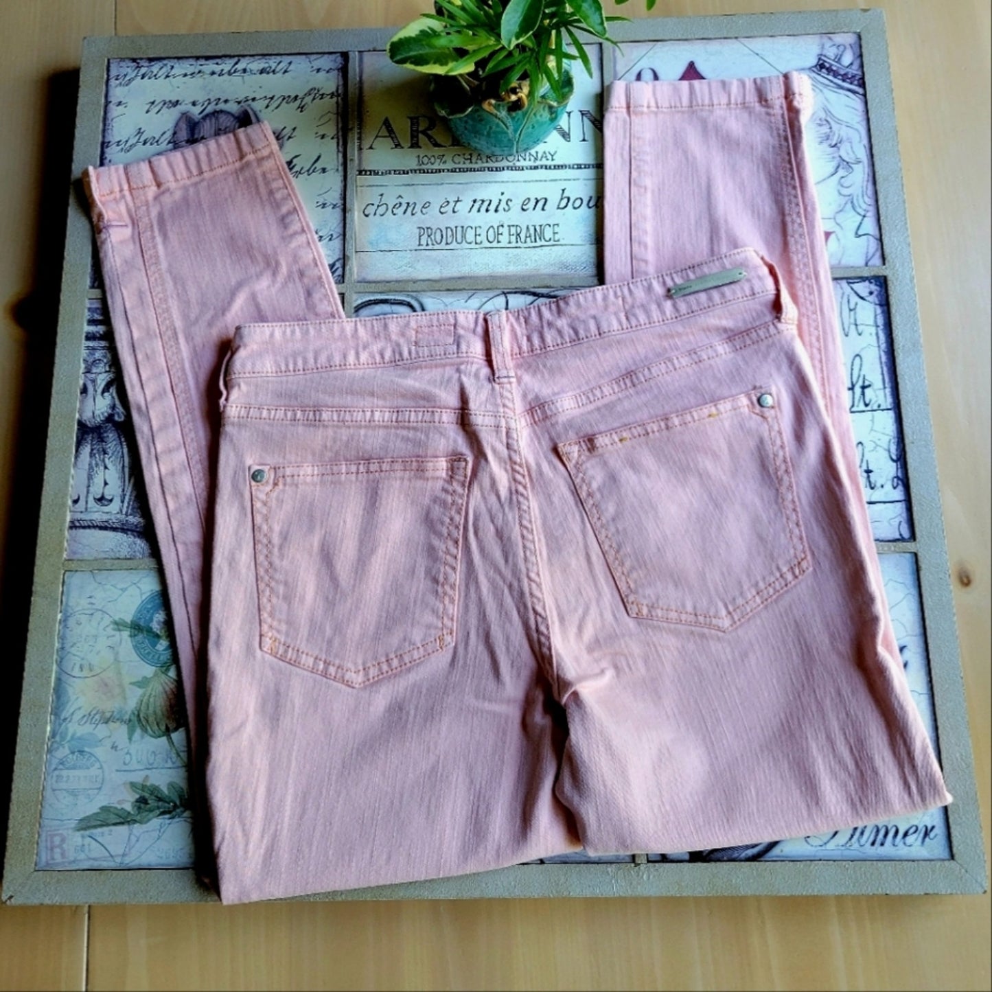 Pilcro and the Letterpress Pink Anthropologie Jeans