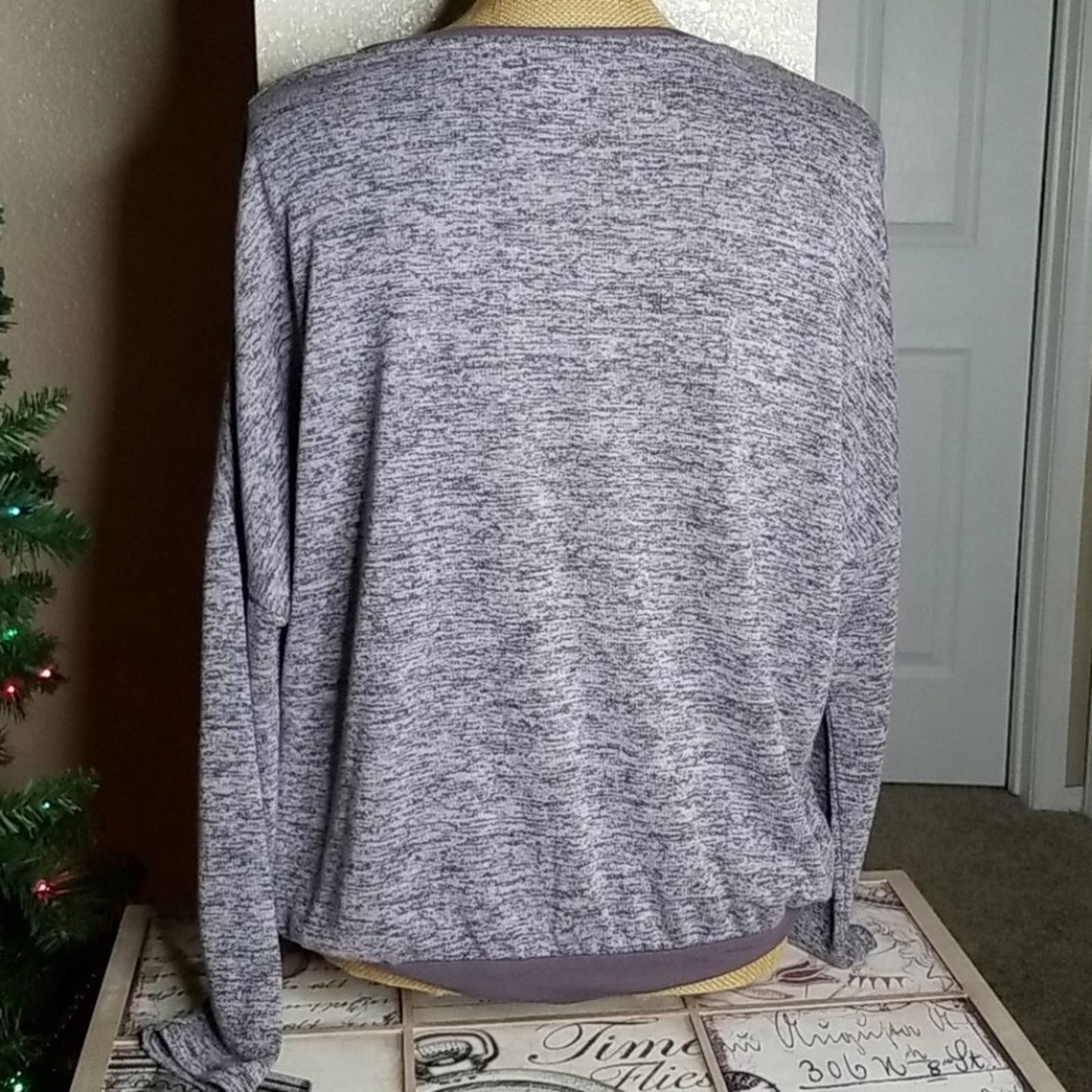 Alfani Intimates Purple Soft Light Weight Sweater