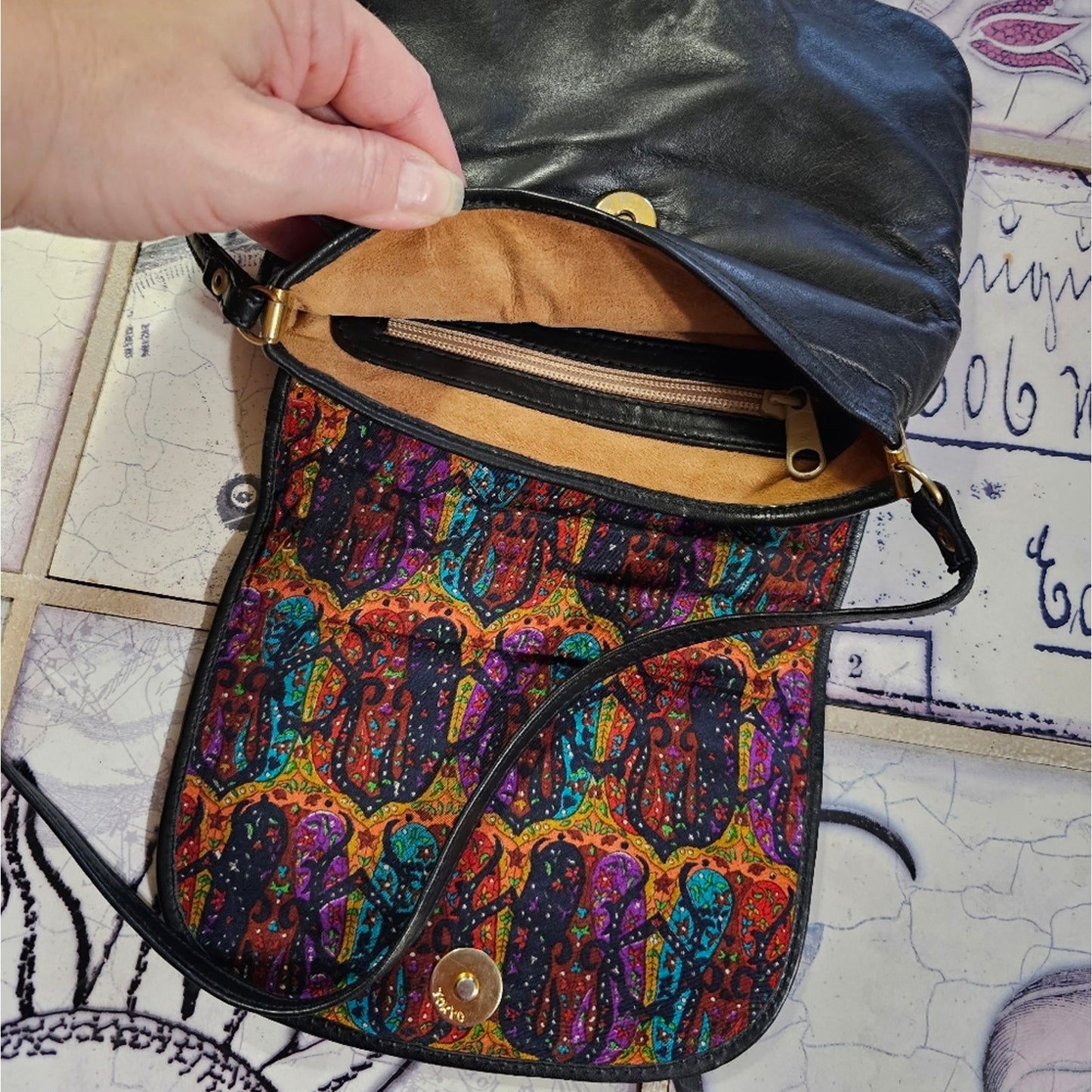 Leather Bohemian Small Crossbody Tokyo Bag