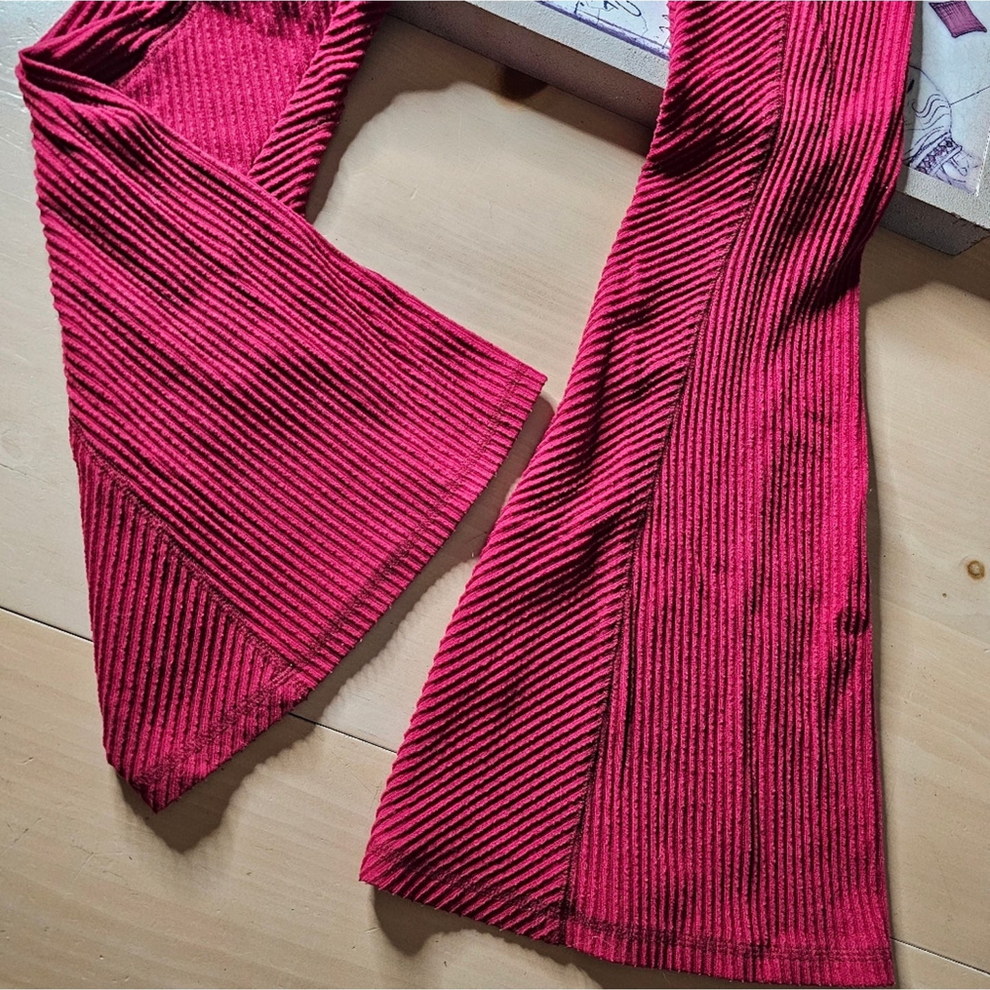 RED Urban Outfitters Flare Out from Under Stretchy Leggings