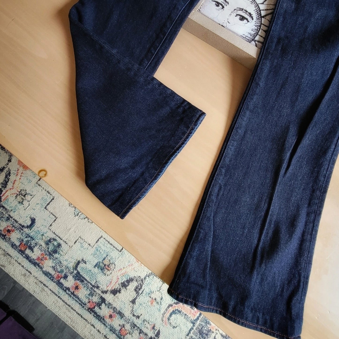 Authentic Rock & Republic Dark Wash Flare Jeans