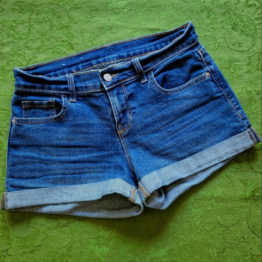 Old Navy Cuffed Stretchy Jean Shorts