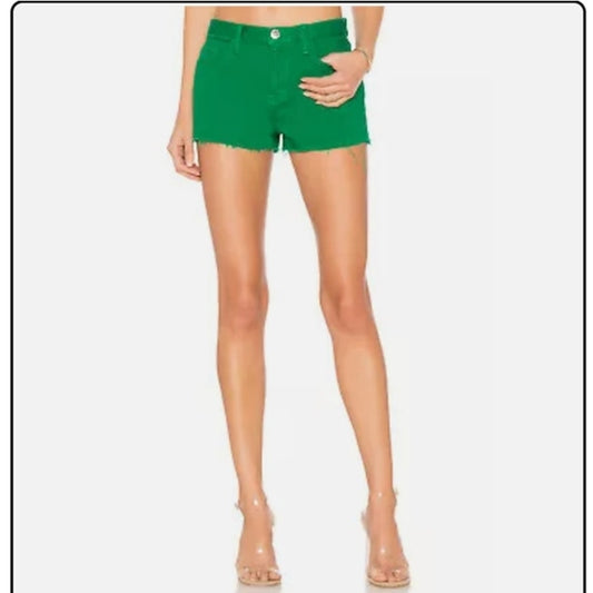 Green Current Elliott Low Rise Jean Cut Off Shorts