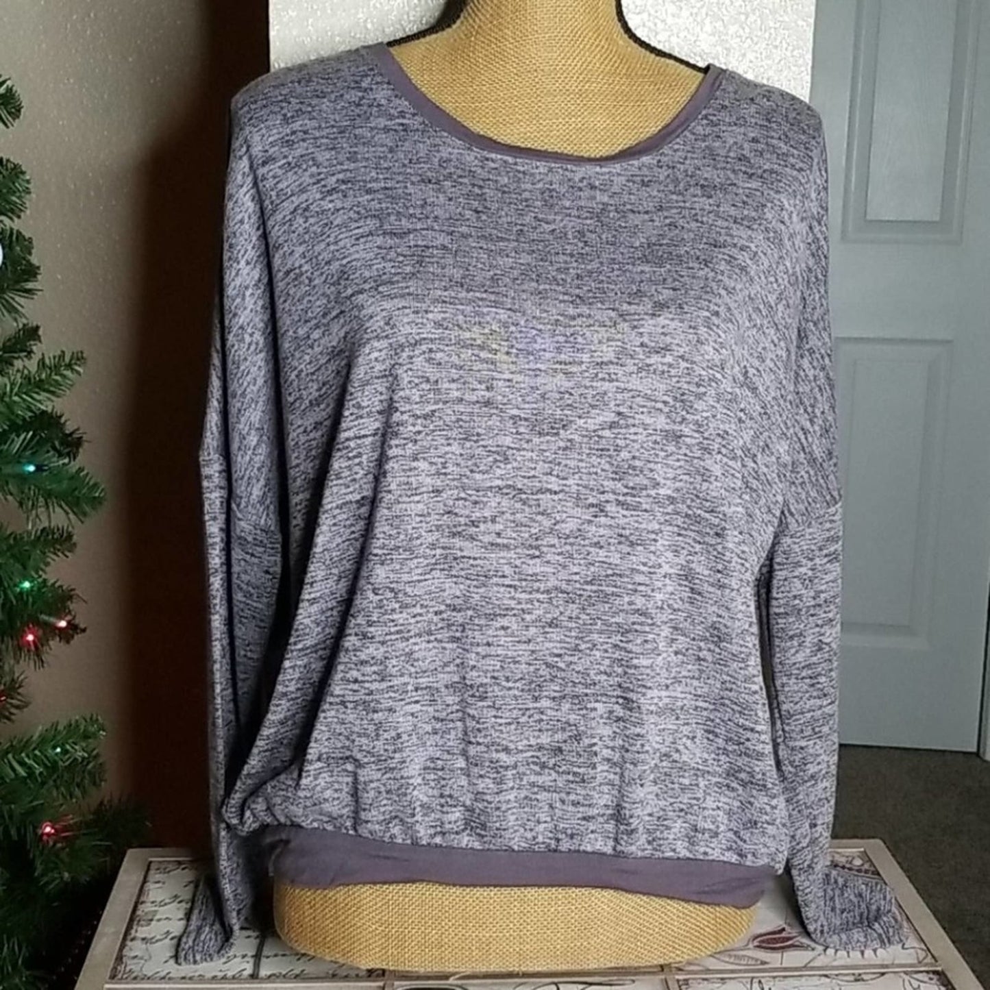 Alfani Intimates Purple Soft Light Weight Sweater