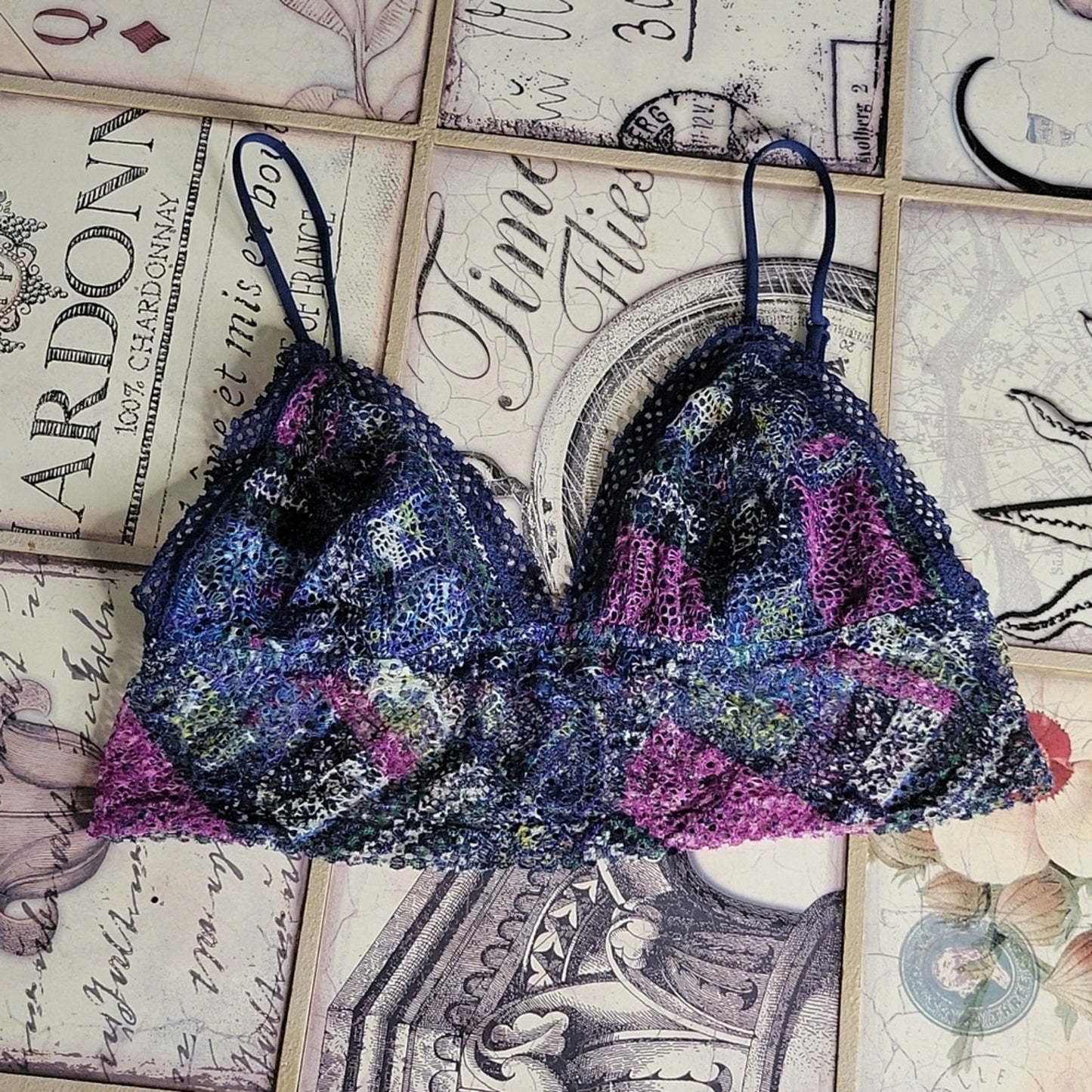 Victoria Secret Lace V-Neck Colorful Bralette