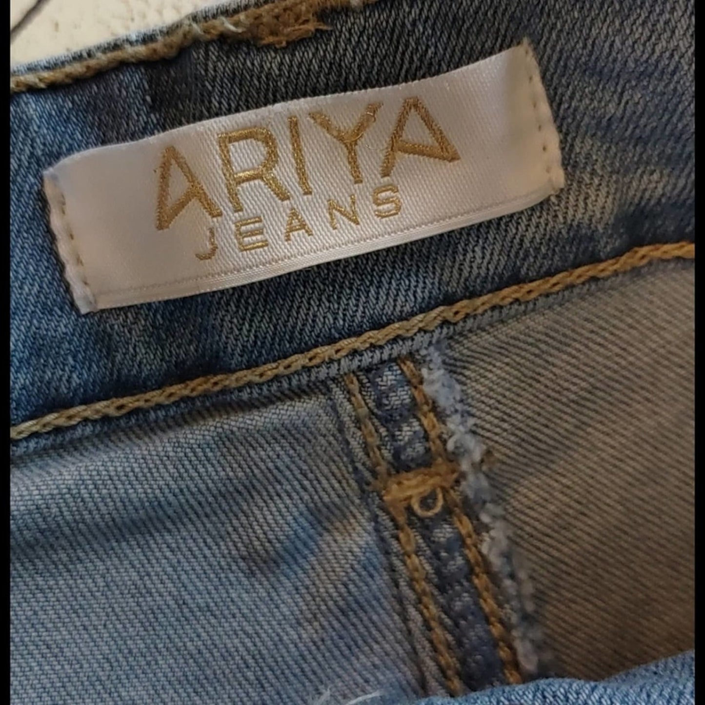 Ariya Stretchy High Waisted Light Wash Shorts