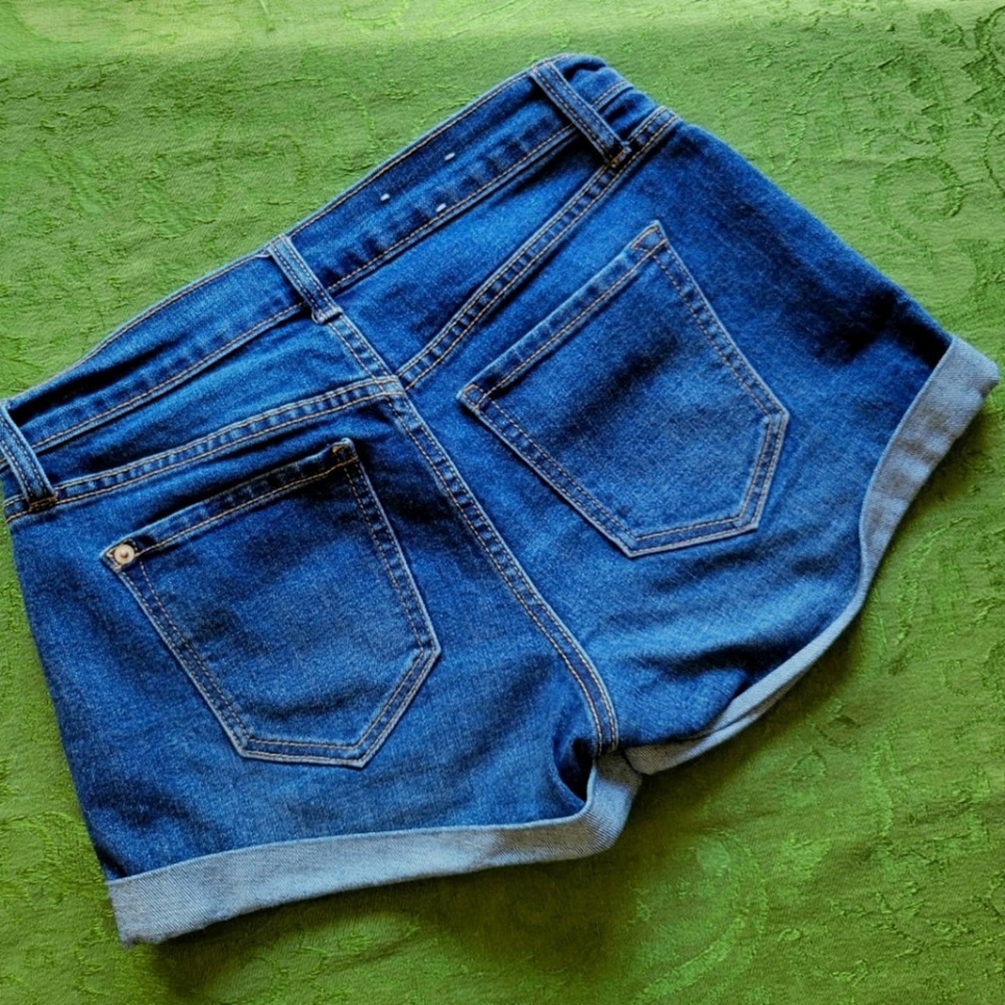 Old Navy Cuffed Stretchy Jean Shorts